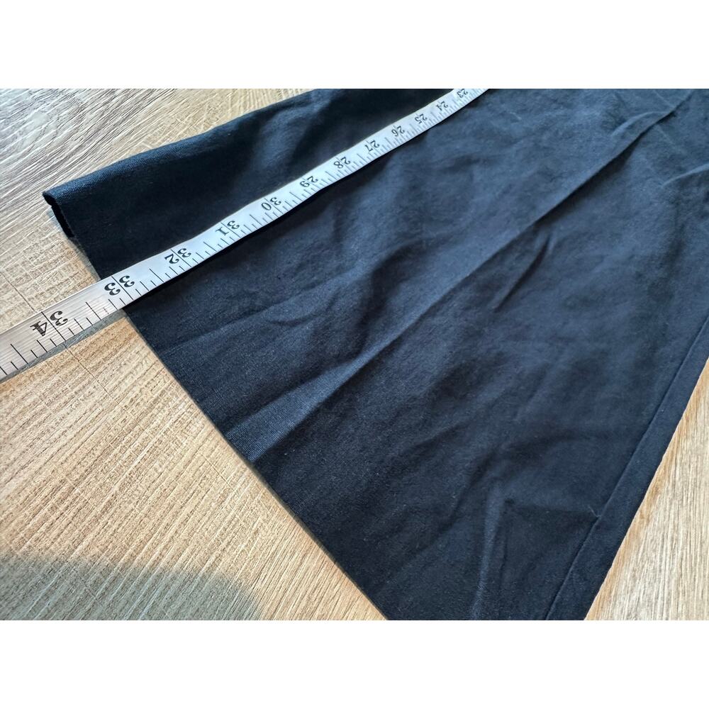 Gap 365 TALL Low Rise Linen Blend Trousers Pants Black 10 713962 NEW - Picture 12 of 12